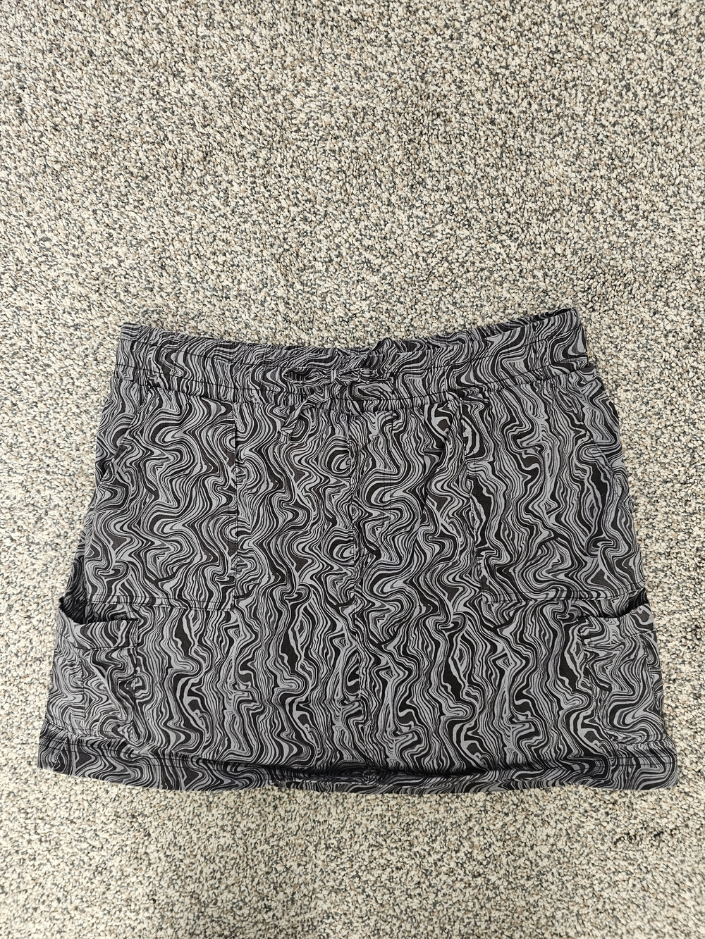 Royal For Me Wavy Swirl Print Women’s Skort
